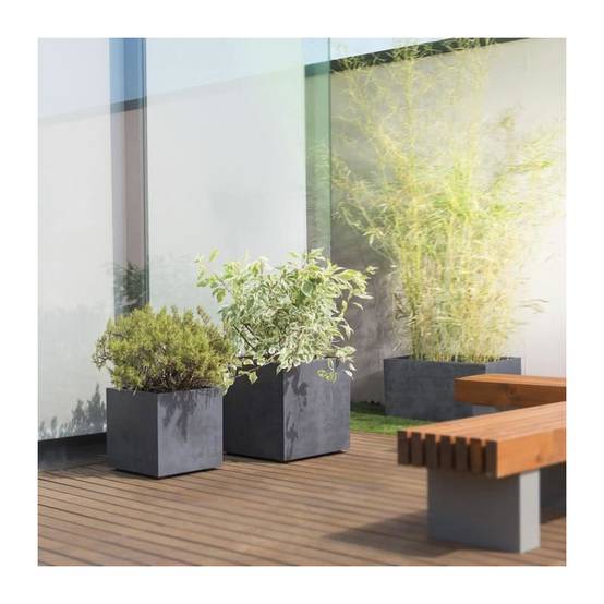 Deroma - Jardiniere Muret - Deroma - Millennium R - Anthracite - A Réserve D'eau - 79 Cm - Image 4