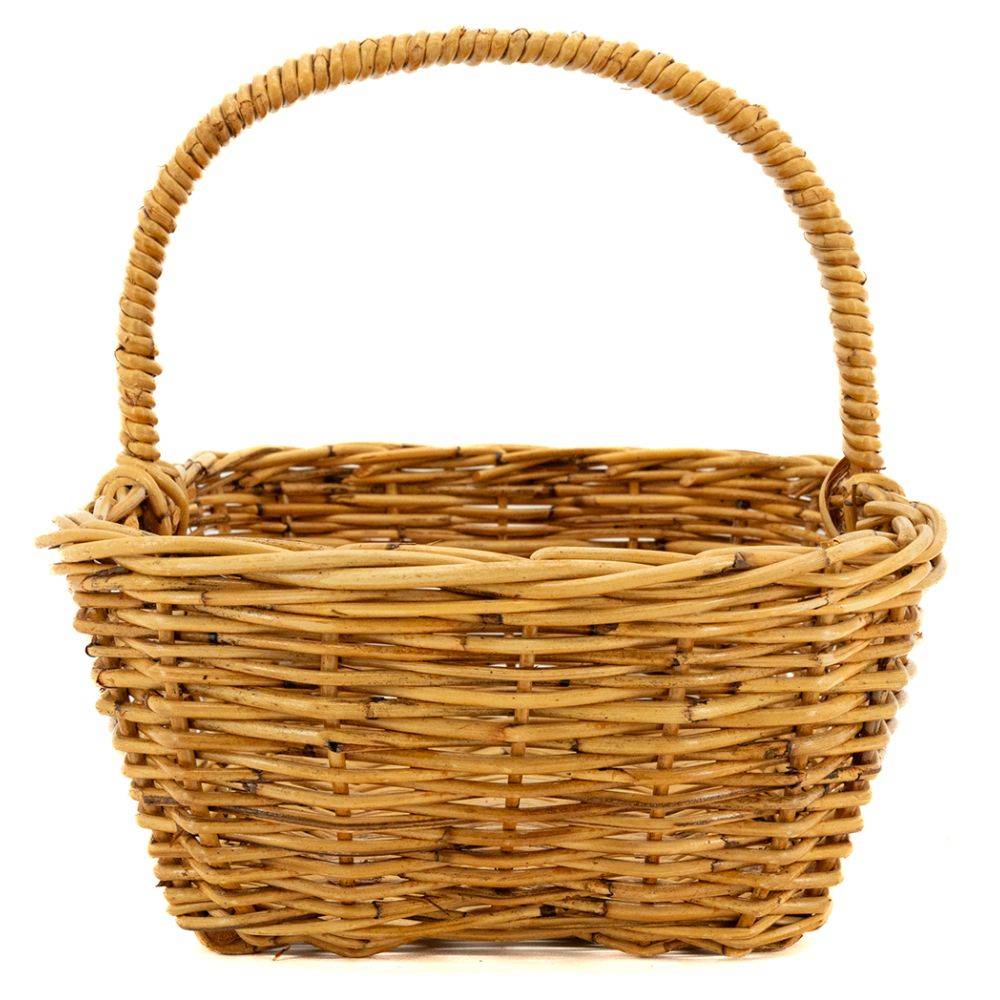 Aubry Gaspard - Panier rectangulaire en poelet naturel - Image 3