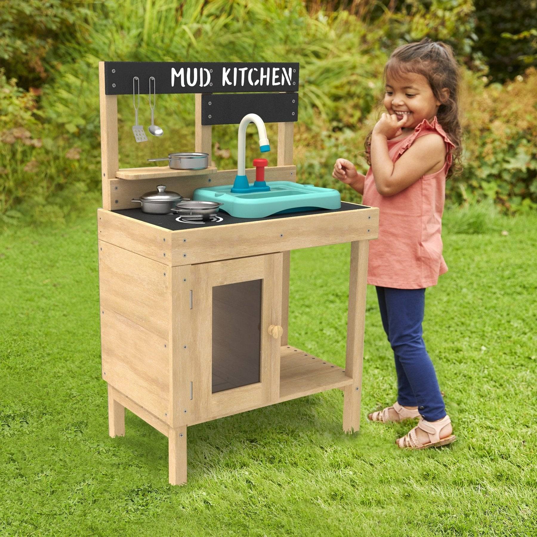 Tp Toys - Cuisine d'extérieur pour enfant JUNIOR COOK bois FSC® + Splash & Play - Image 2
