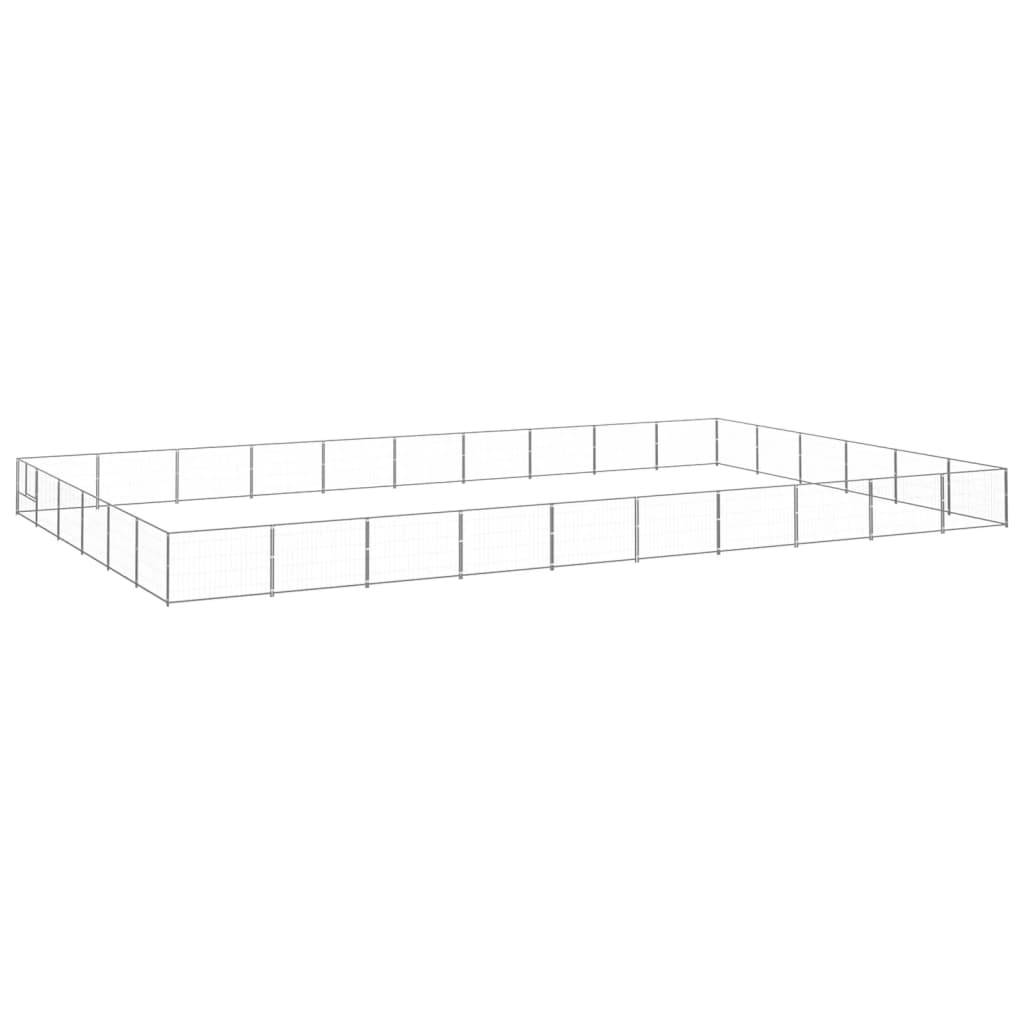 Vidaxl - Chenil Argenté 60 m² Acier vidaXL 3082178 - Image 2