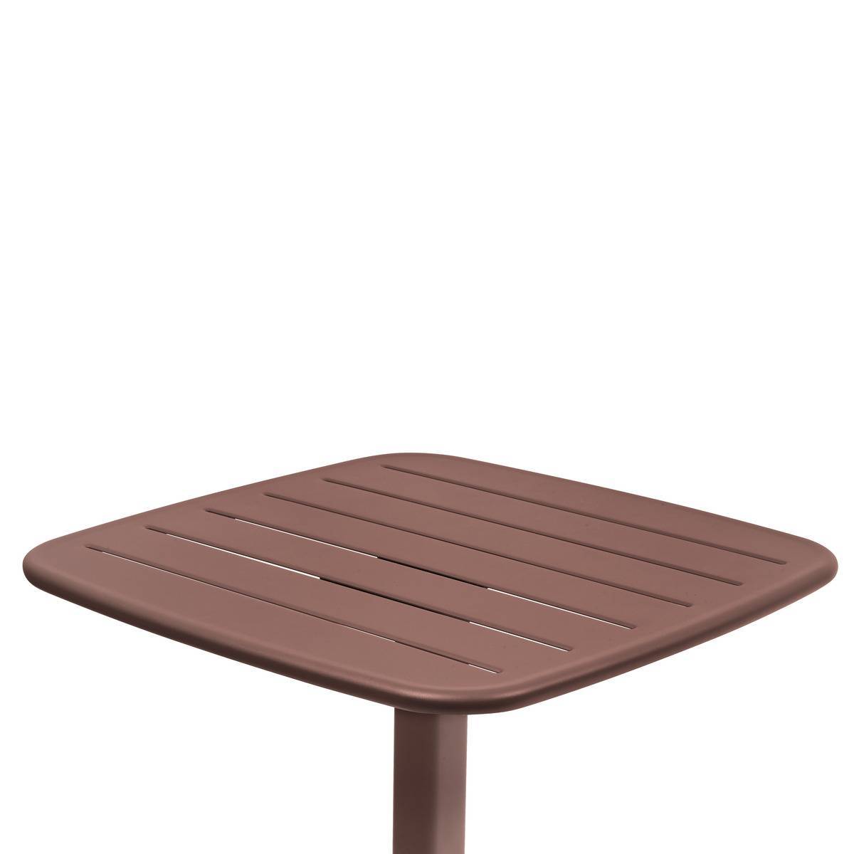 Hesperide - Table haute de jardin 2 places Alegoria 70x70cm acajou - Hespéride - Image 3