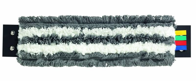 Frange El Paroll Microfibre Gris/Blanche 45Cm - Guialto
