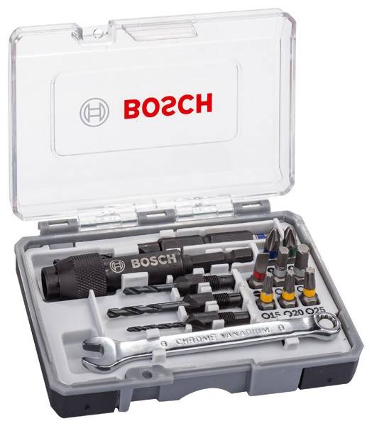 Bosch - Coffret Drill and Drive - BOSCH - 3 en 1 : pré-perçage, fraisage et vissage - 2607002786