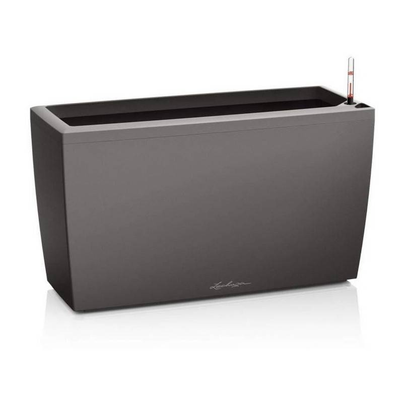 Lechuza - Pot De Fleur Lechuza Cararo Premium - Kit Complet, Anthracite Métallisé - Image 1