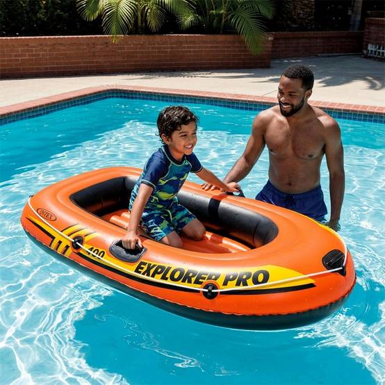 Bateau Gonflable 1 Personne "Explorer Pro" 160cm Orange - Image 2