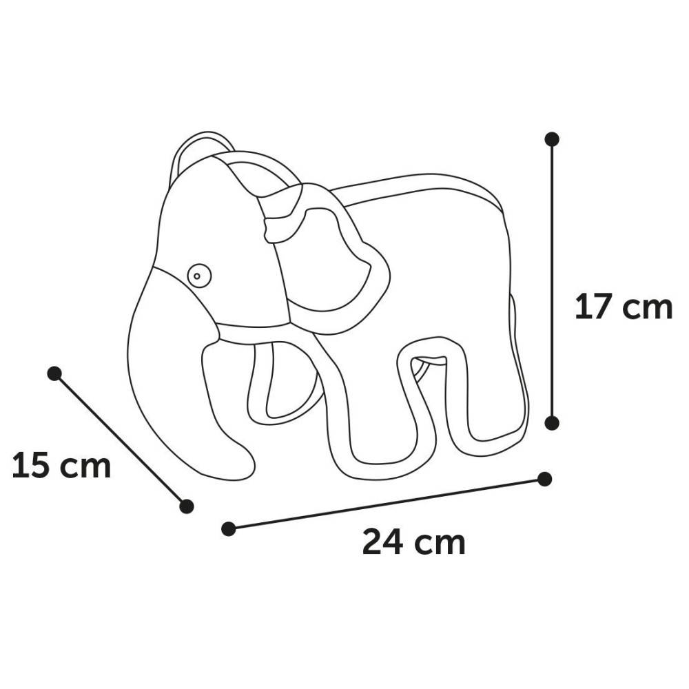 Animallparadise - animallparadise - Jouet Strong Stuff Éléphant gris 24 cm. pour chien. - Image 2