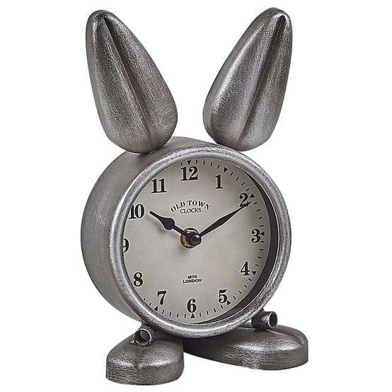 Beliani - Horloge Métal Argenté THUSIS - 15x10x24- Beliani - Image 2