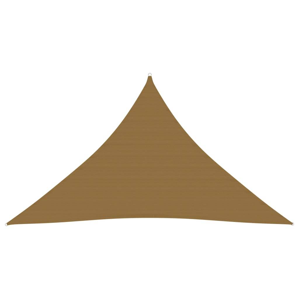 Helloshop26 - Voile toile d'ombrage parasol 160 g/m² PEHD 5 x 5 x 6 m taupe - Image 1