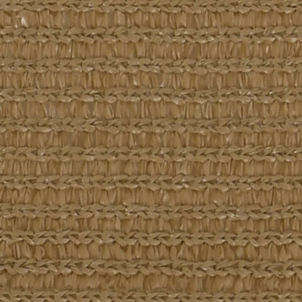 Helloshop26 - Voile toile d'ombrage parasol 160 g/m² PEHD 5 x 5 x 6 m taupe - Image 3