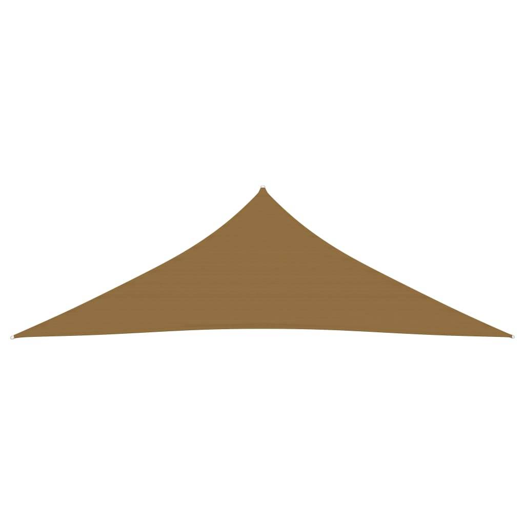 Helloshop26 - Voile toile d'ombrage parasol 160 g/m² PEHD 5 x 5 x 6 m taupe - Image 2