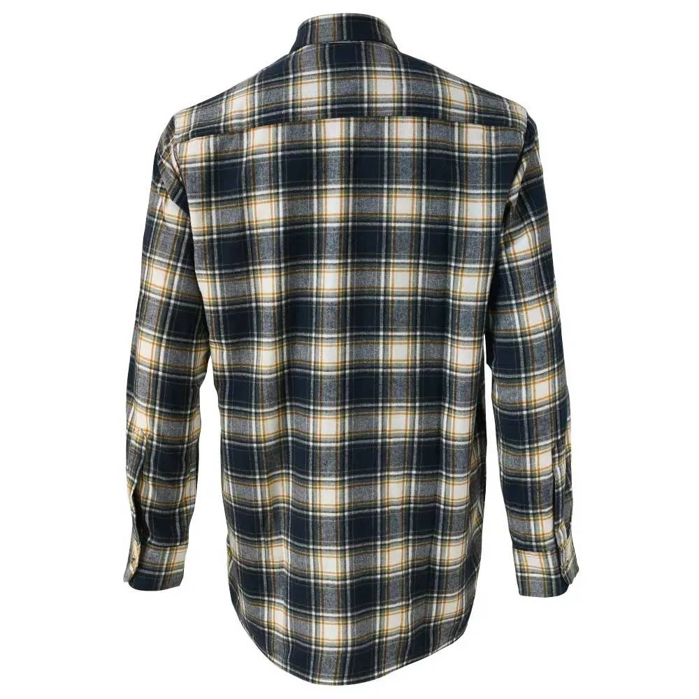 Autre - Chemise à carreaux Dolty flanelle coton bleu beige S à 4XL - Image 5