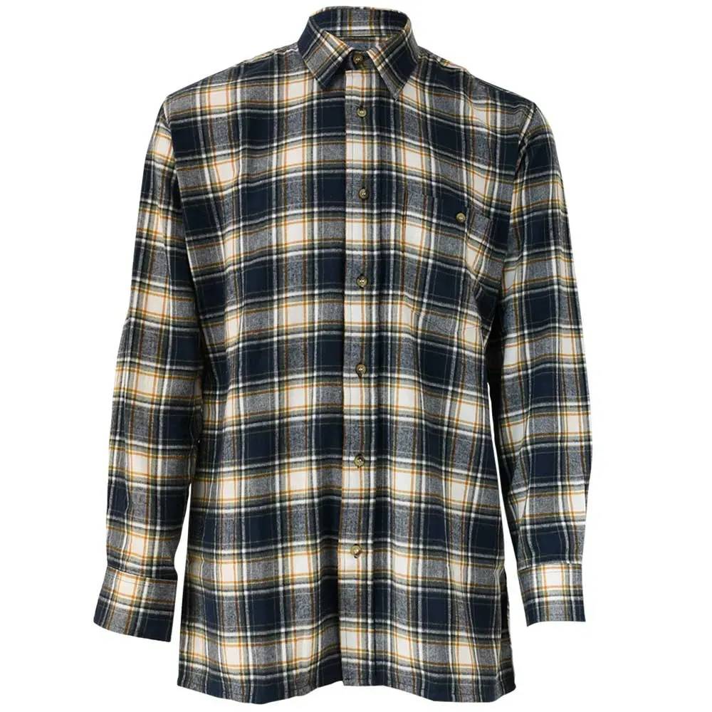 Autre - Chemise à carreaux Dolty flanelle coton bleu beige S à 4XL - Image 6