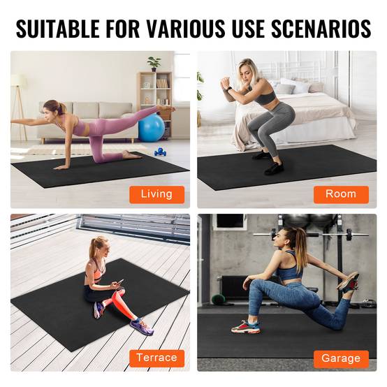 Vevor - VEVOR Tapis de yoga antidérapant tapis d'entraînement 2120 x 1530 mm pilates - Image 6