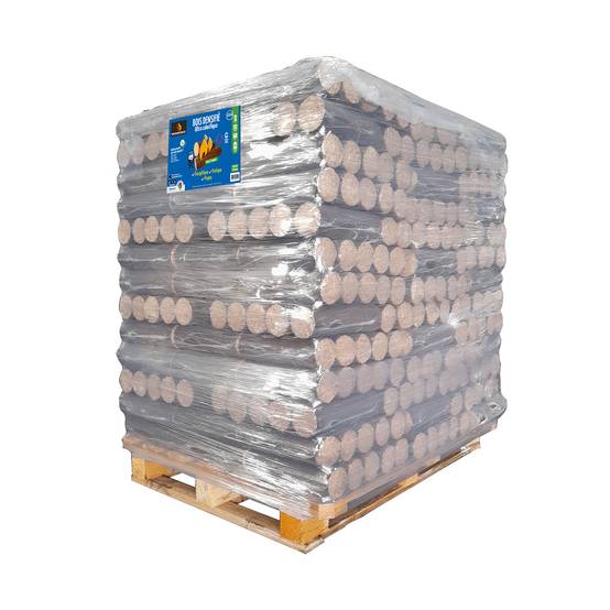 WOODSTOCK - Woodstock bois densifié par 5 - palette de 104 packs de 5 bûches - Image 1