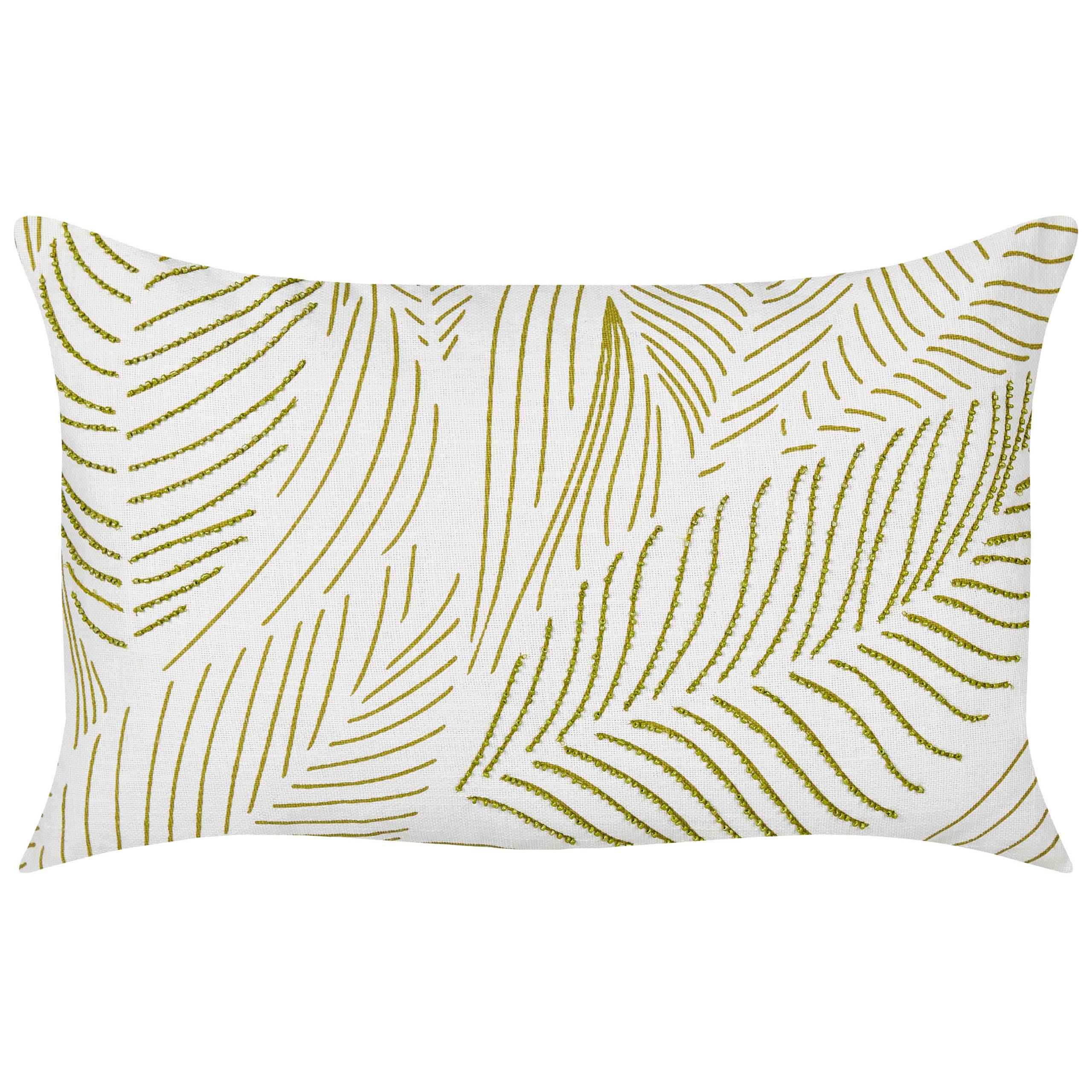 Coussin décoratif Coton Vert SPANDOREA - Beliani - Image 3