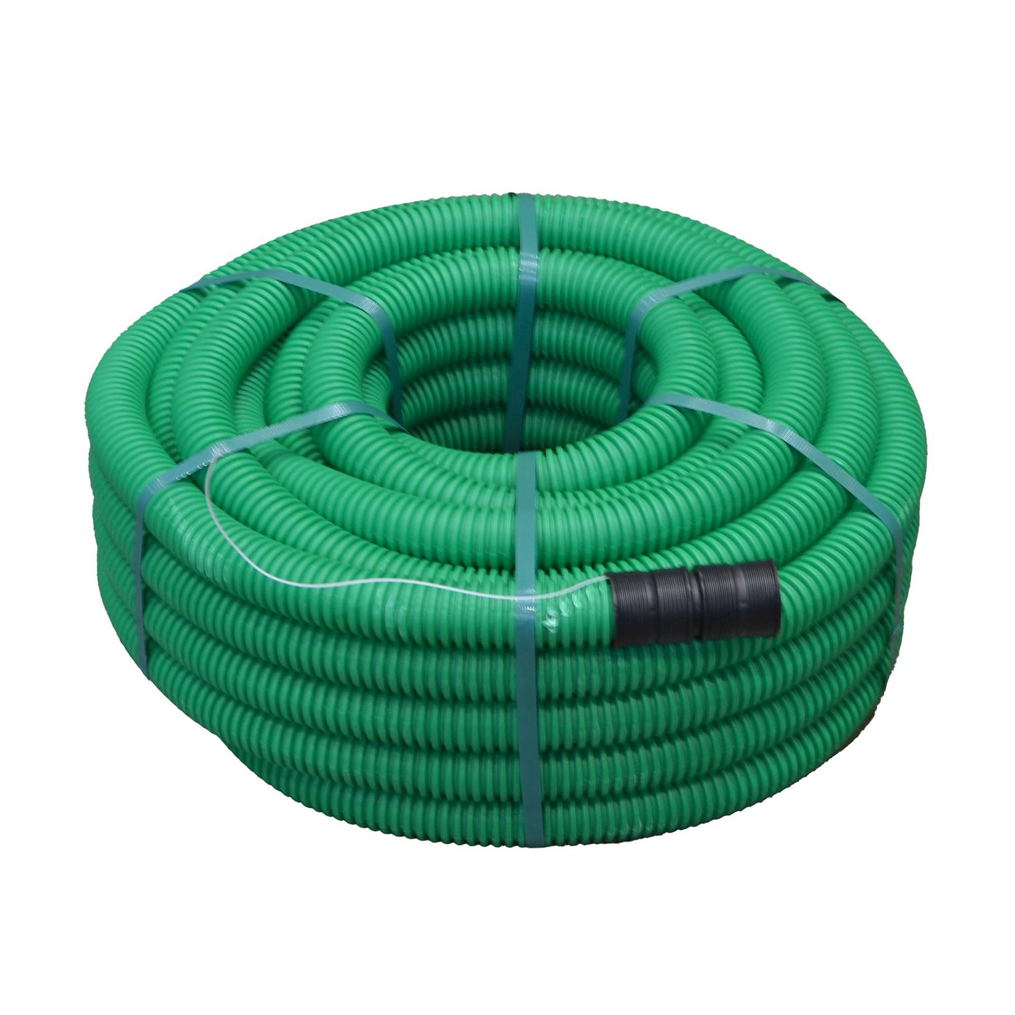Jardibric - Jardibric - Gaine Annelée en Polyéthylène (PE) Verte - Protection de Câbles Téléphoniques Ø40 mm x 50 m - Image 2
