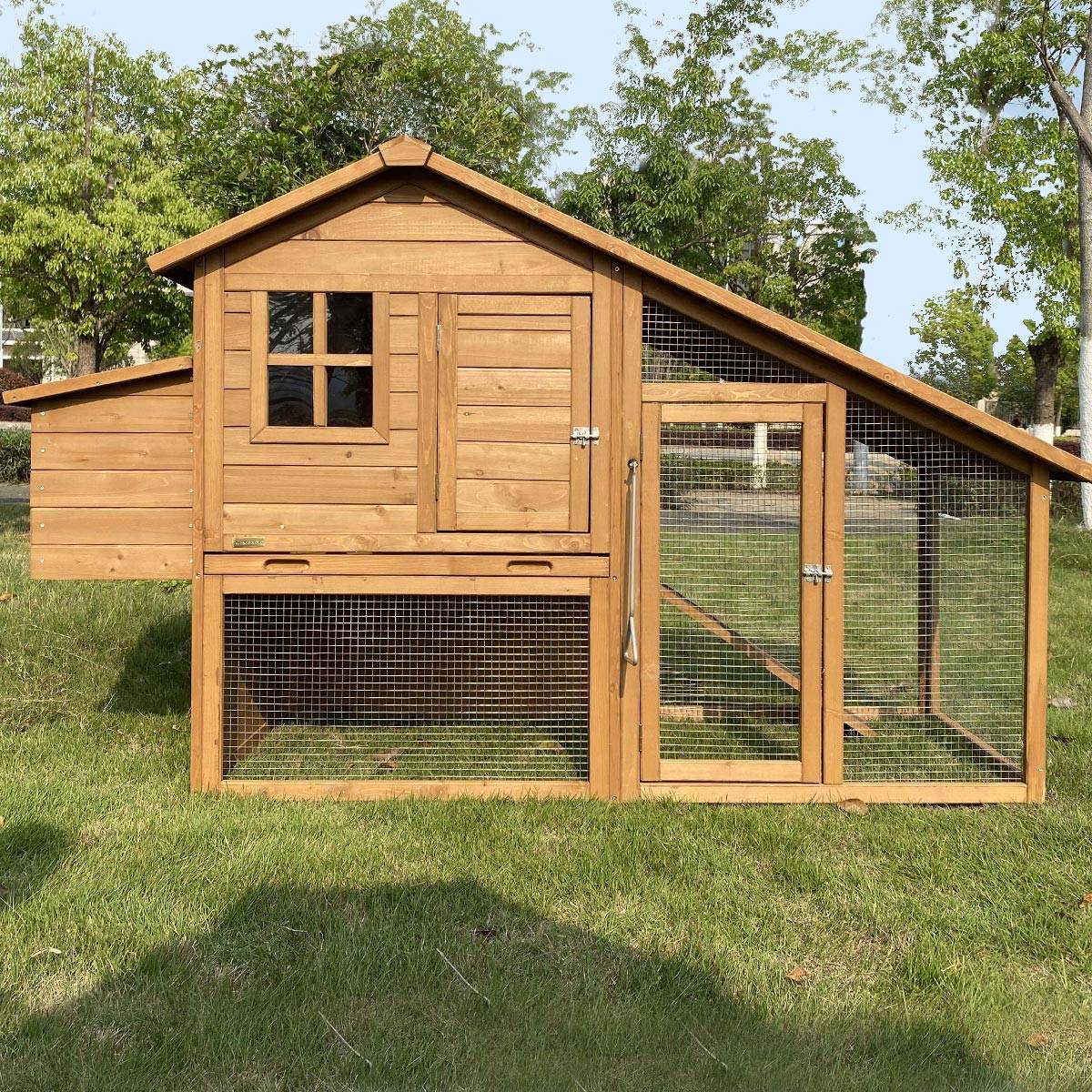Poulailler en bois 3 poules Minnesota - Cémonjardin - Image 2