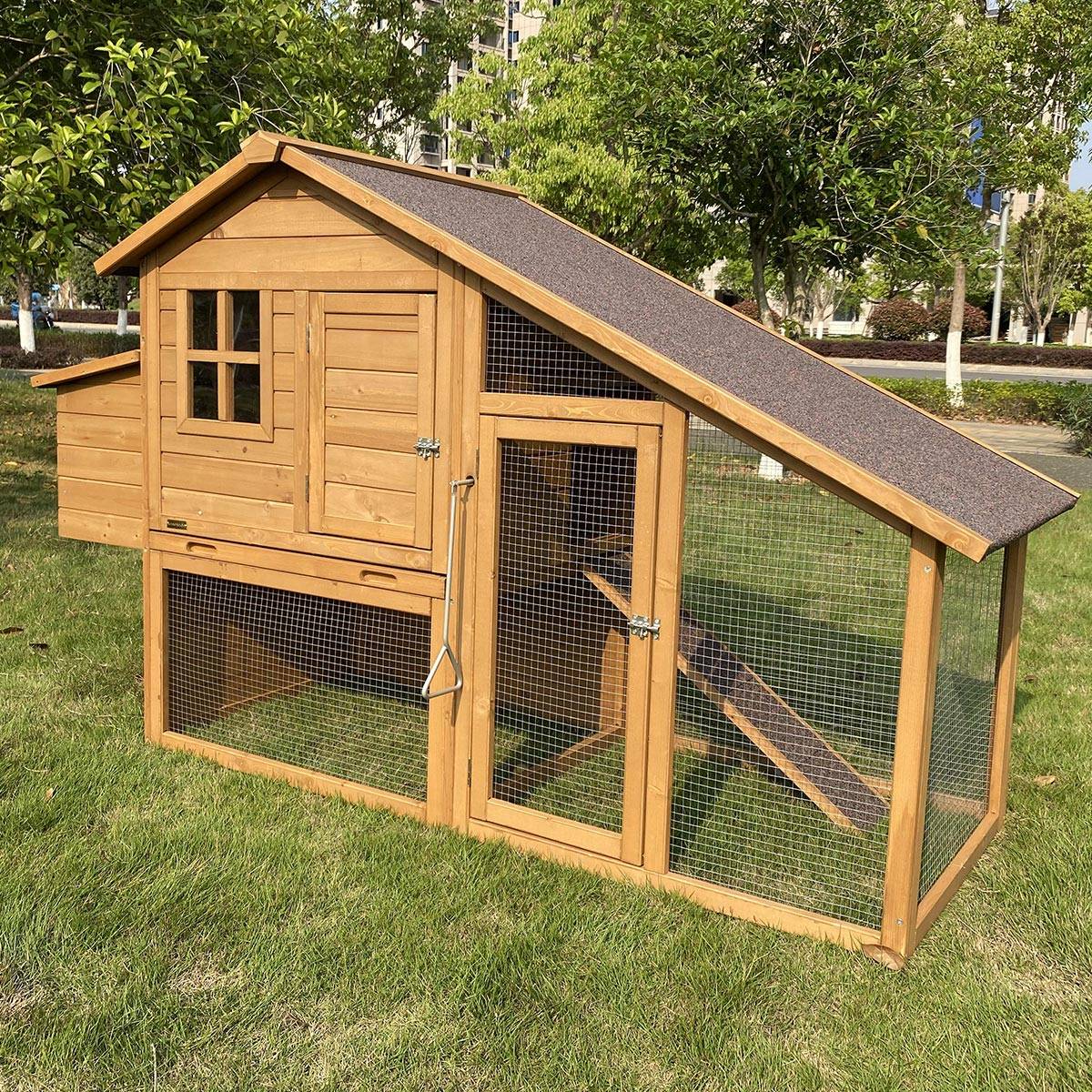 Poulailler en bois 3 poules Minnesota - Cémonjardin - Image 4