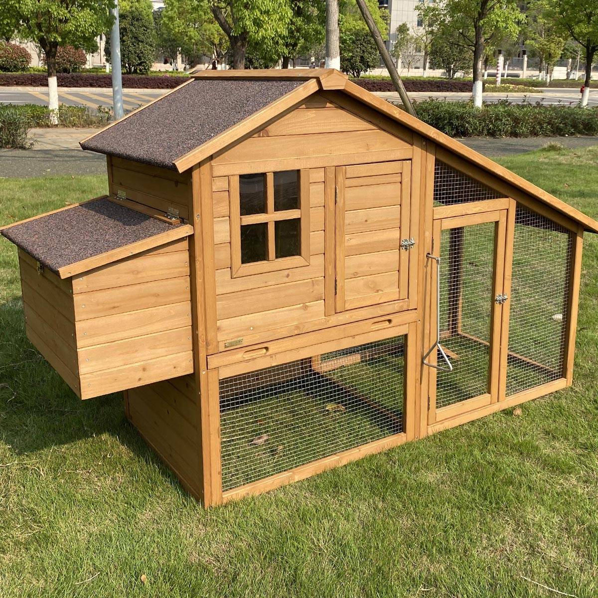Poulailler en bois 3 poules Minnesota - Cémonjardin - Image 3
