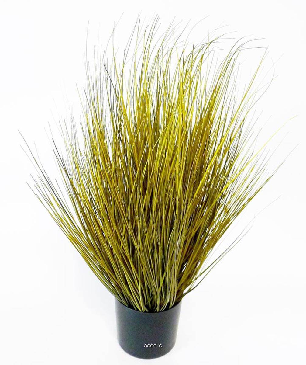 Artificielles - Isolepsis Herbes Graminées artificielles Vert H61 cm en pot très dense - Image 1