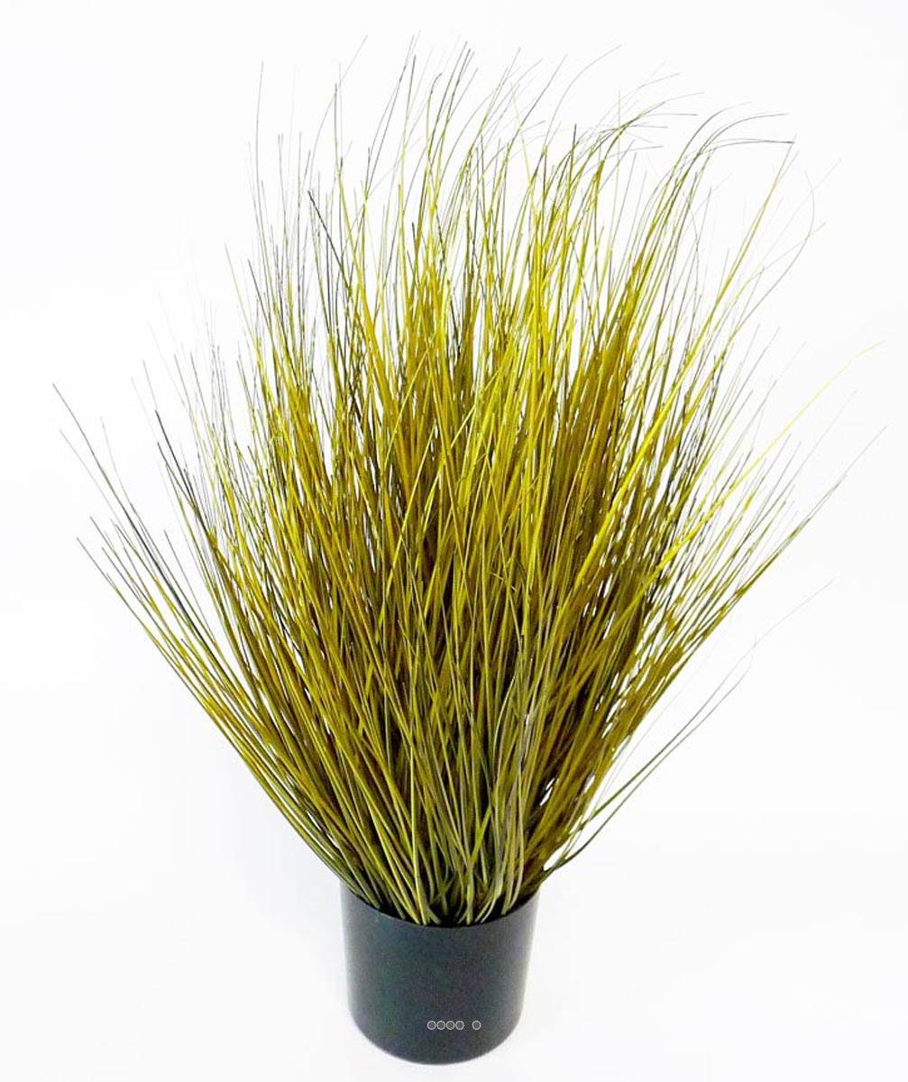 Artificielles - Isolepsis Herbes Graminées artificielles Vert H61 cm en pot très dense - Image 2