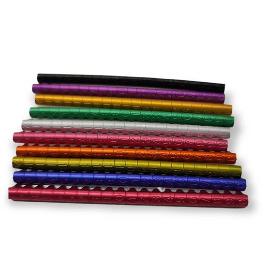 100 bagues en métal ø 3mm pour canaris, différentes couleurs - Image 1