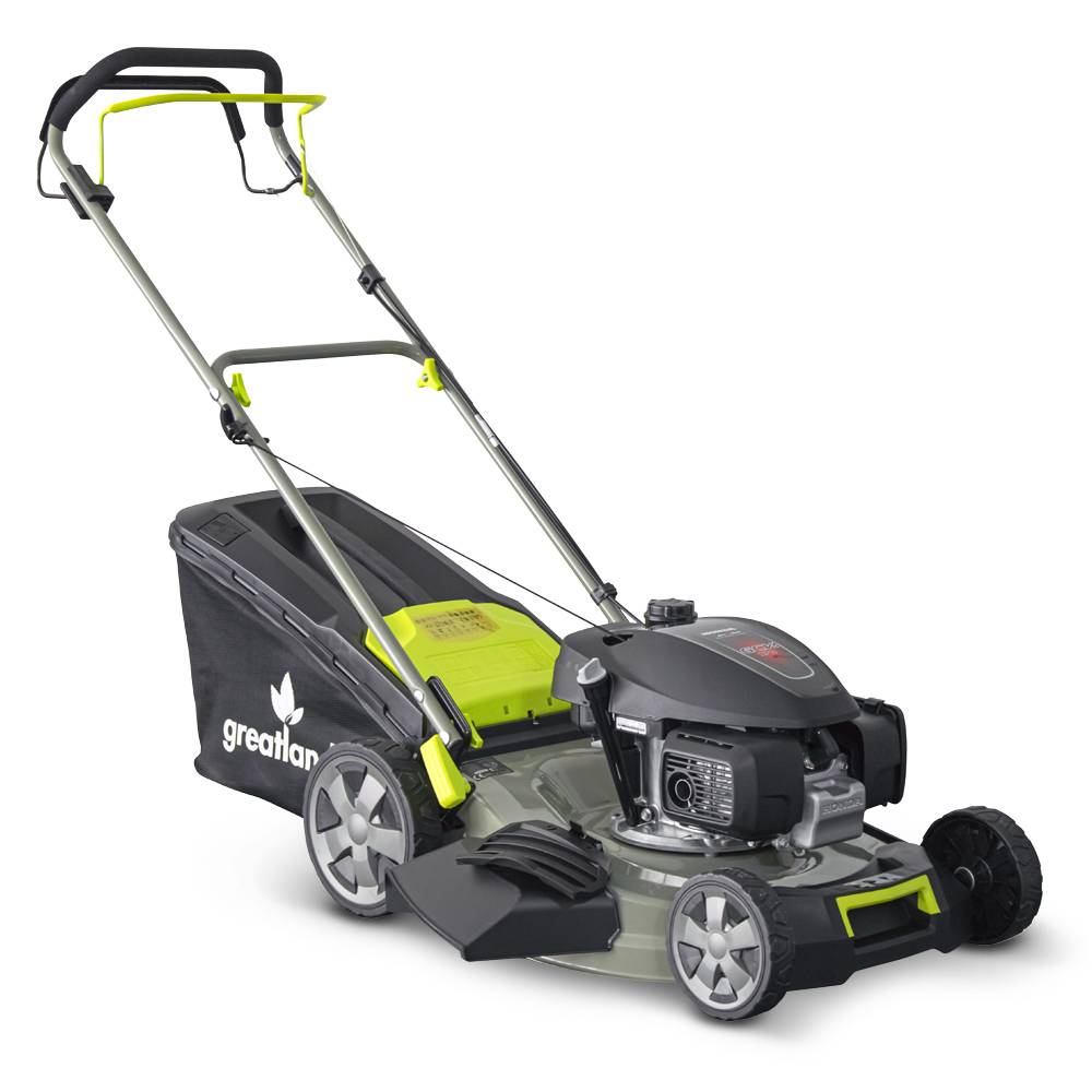 Greatland - Tondeuse thermique tractée 167CC avec moteur Honda, mulching et éjection latérale - Image 1