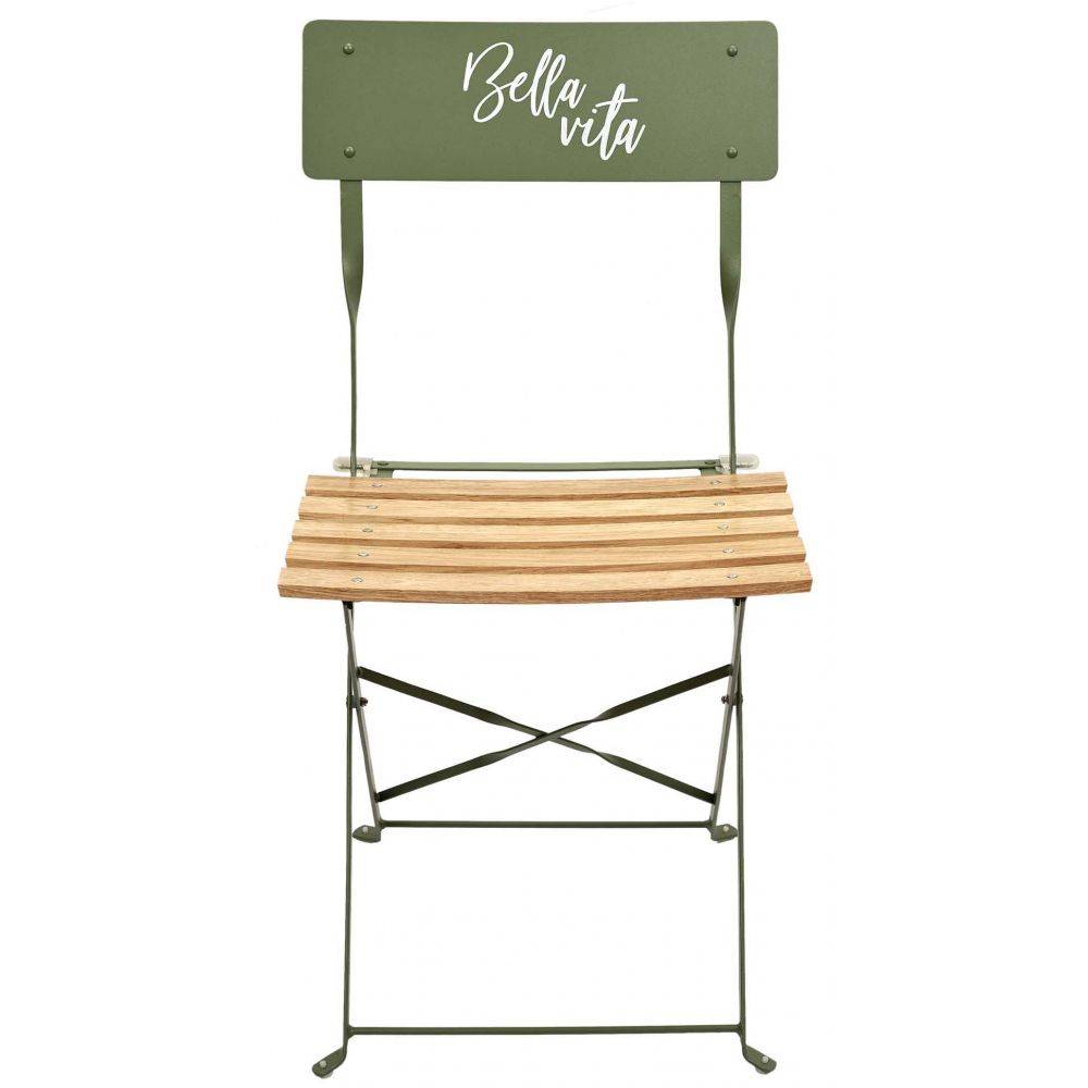The Home Deco Factory - Chaise de jardin pliante Bella Vita - Image 3