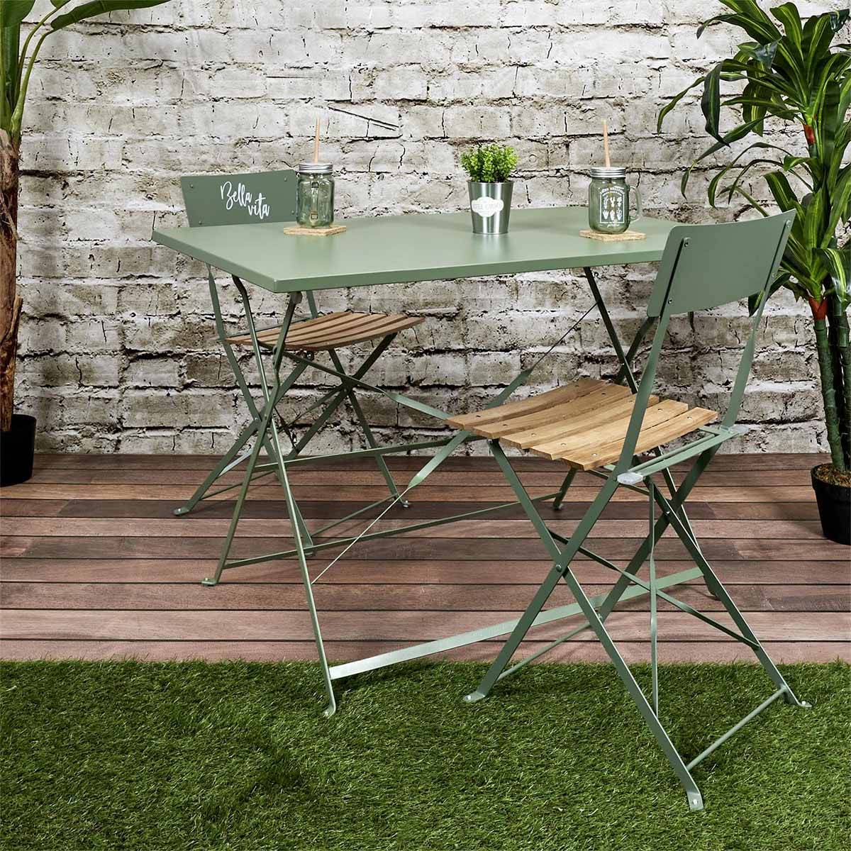The Home Deco Factory - Chaise de jardin pliante Bella Vita - Image 7