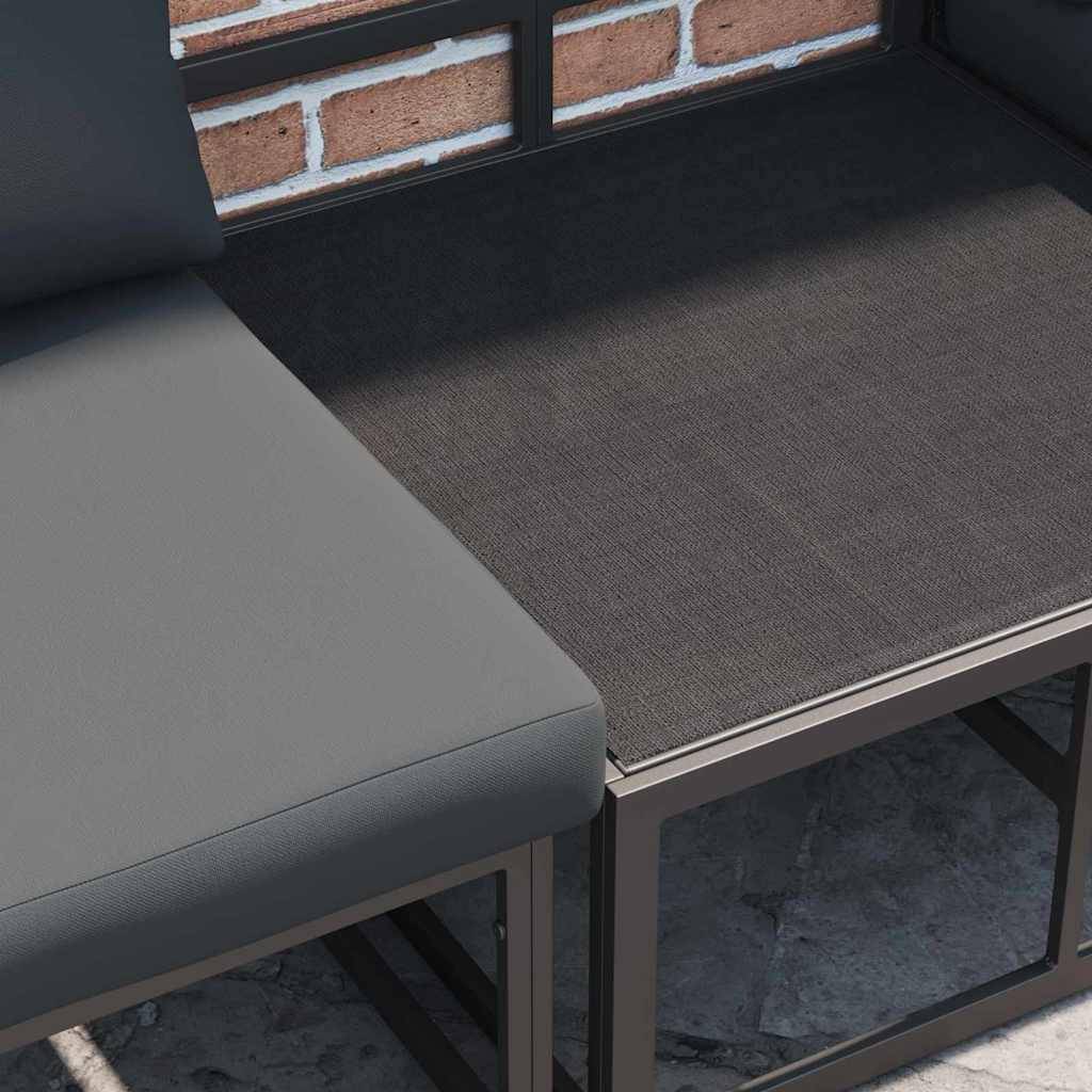 ComfortXL - Grand Salon de Jardin en Aluminium 14 Pièces Modulable pour 13 Personnes Noir – ComfortXL Outdoor Living - Image 6