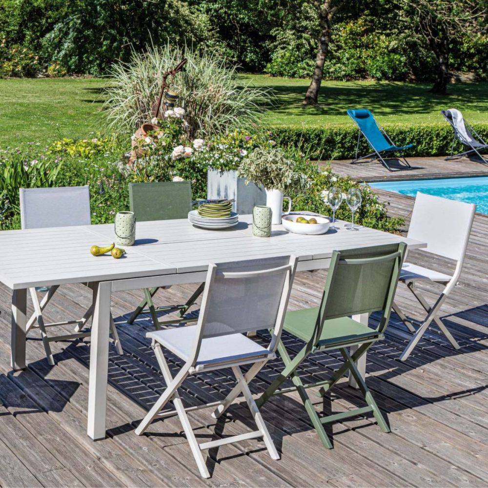 Alize - Chaise jardin pliante en aluminium Thema - Image 2