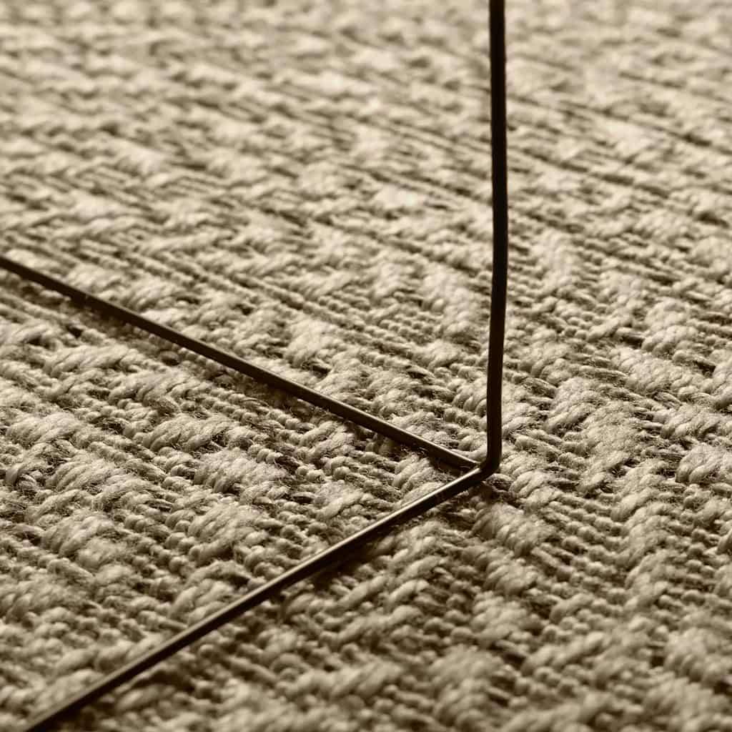 Tapis de Sol Carré Extérieur Intérieur Polypropylène Effet Jute Naturel pour Jardin Beige 240x240 cm – ComfortXL Outdoor Living - Image 4