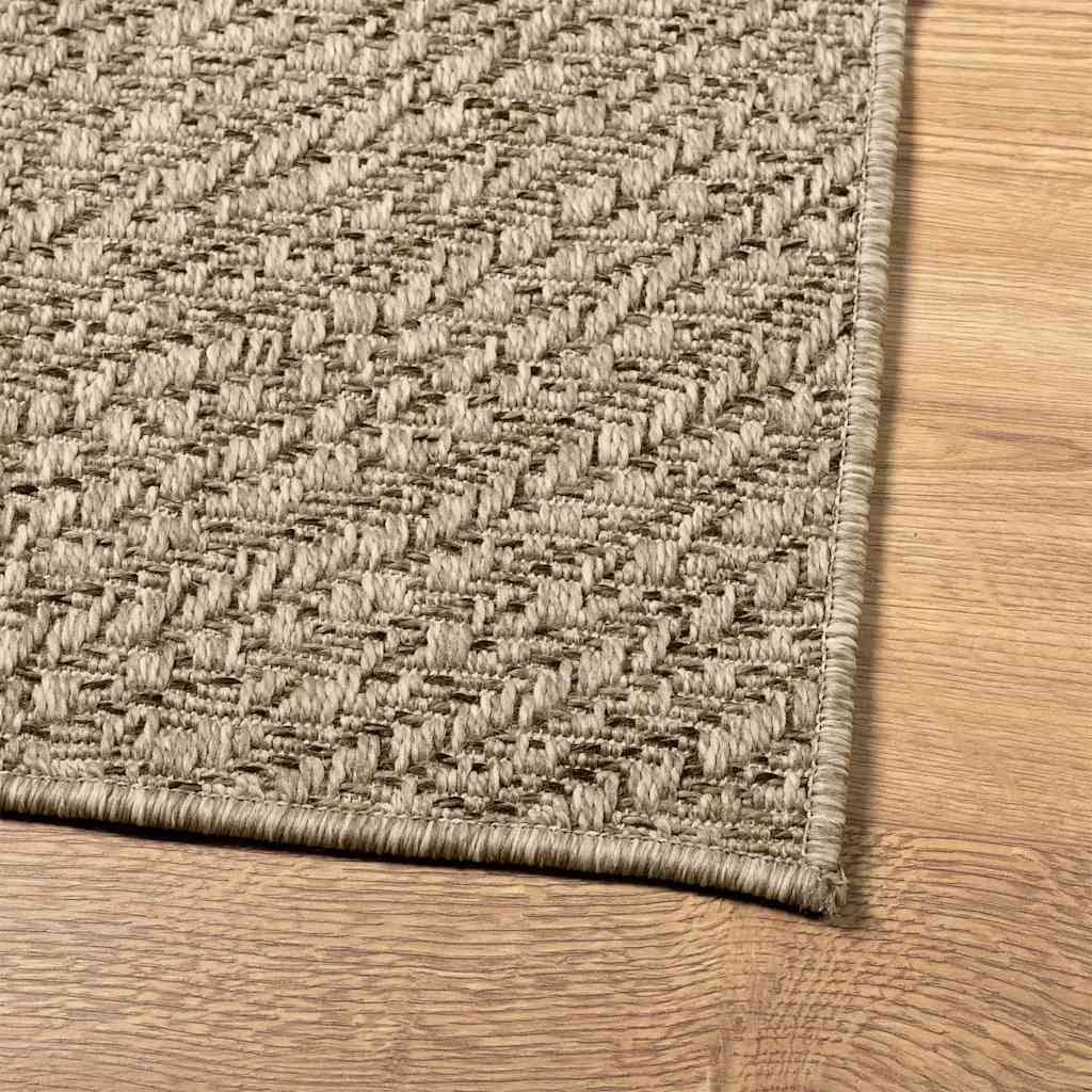 Tapis de Sol Carré Extérieur Intérieur Polypropylène Effet Jute Naturel pour Jardin Beige 240x240 cm – ComfortXL Outdoor Living - Image 6