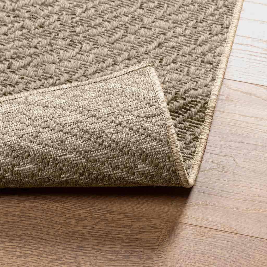 Tapis de Sol Carré Extérieur Intérieur Polypropylène Effet Jute Naturel pour Jardin Beige 240x240 cm – ComfortXL Outdoor Living - Image 7