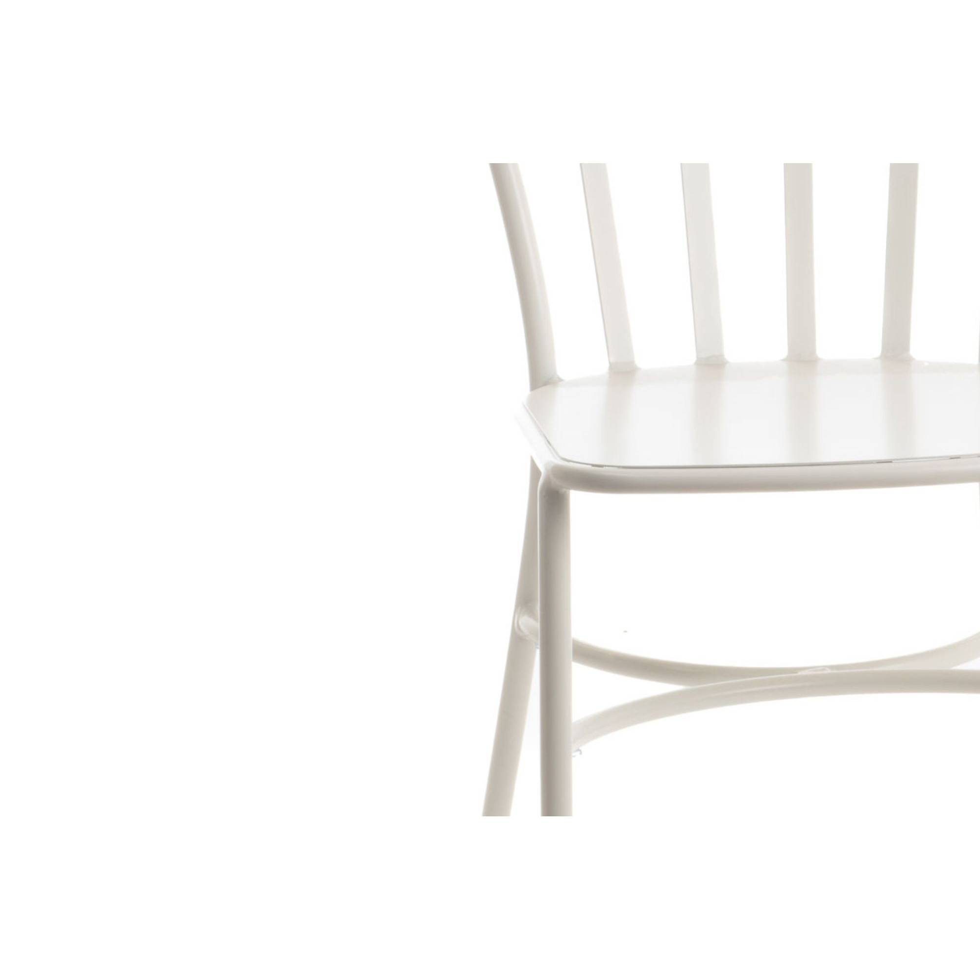 Autre - Chaise de jardin empilable en aluminium (lot de 2) - BEGONIA - Image 3