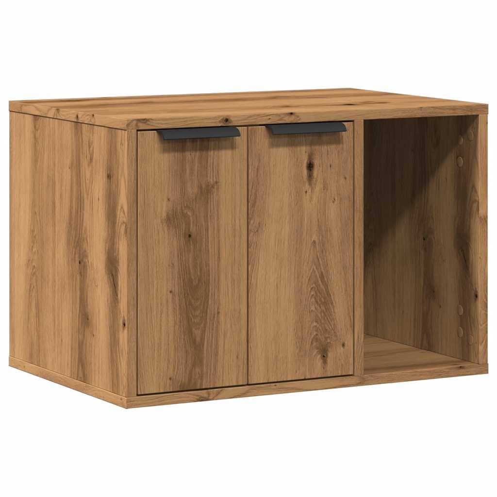 Vidaxl - Meuble de bac à litière pour chat chêne artisanal 60x40x40 cm vidaXL 857732 - Image 2