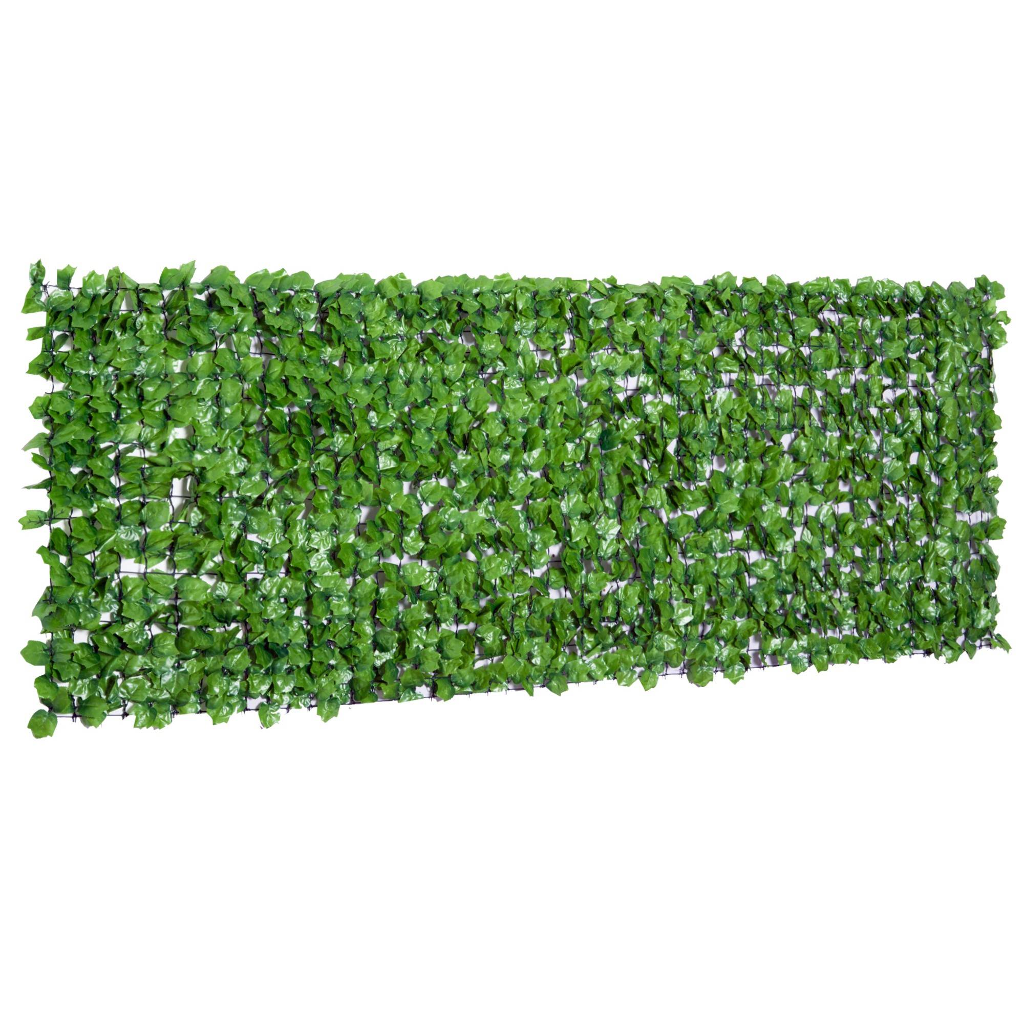 ComfortXL - Haie artificielle PE 3 x 1 m verte jardin balcon brise-vue réaliste anti-UV - ComfortXL Outdoor Living - Image 1