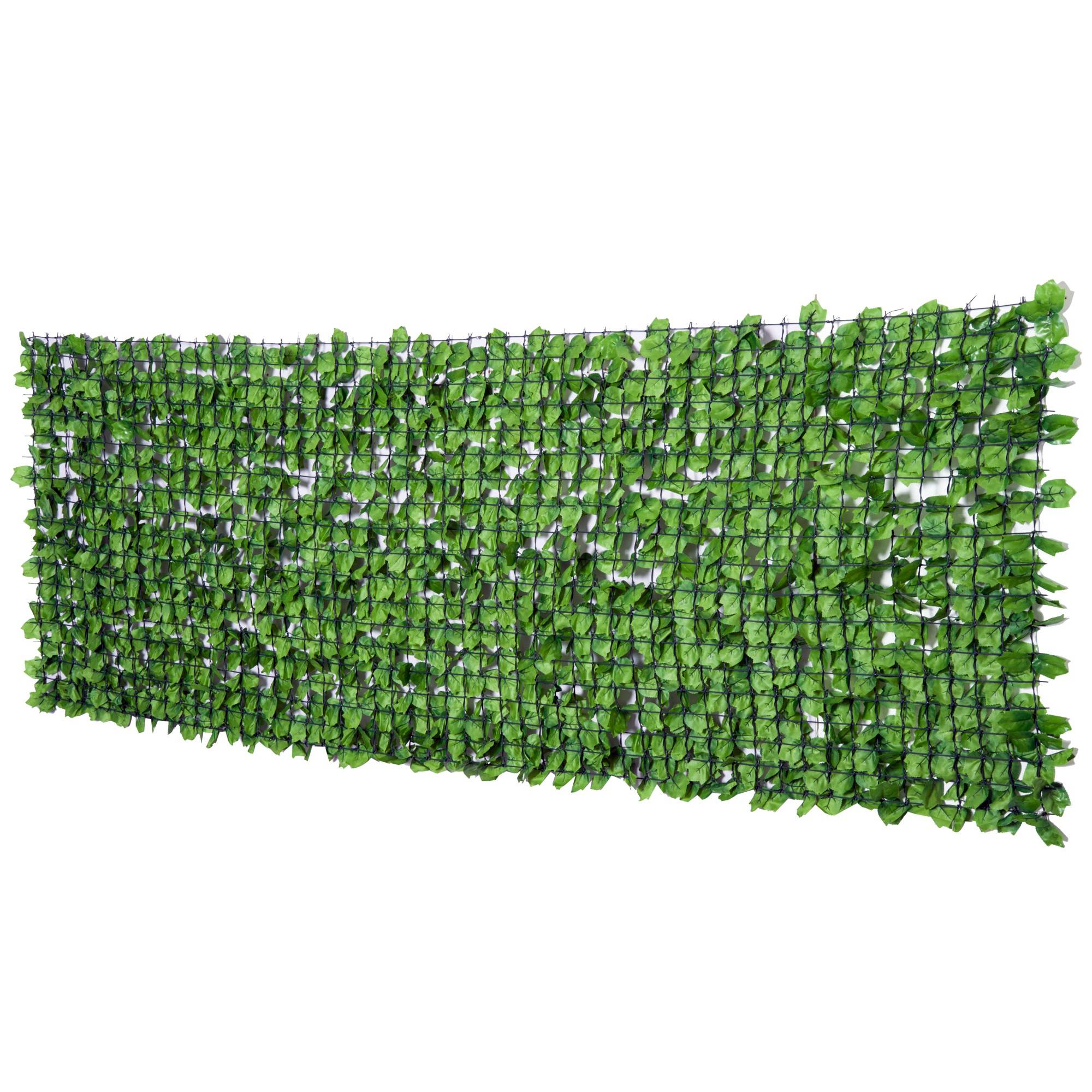 ComfortXL - Haie artificielle PE 3 x 1 m verte jardin balcon brise-vue réaliste anti-UV - ComfortXL Outdoor Living - Image 9