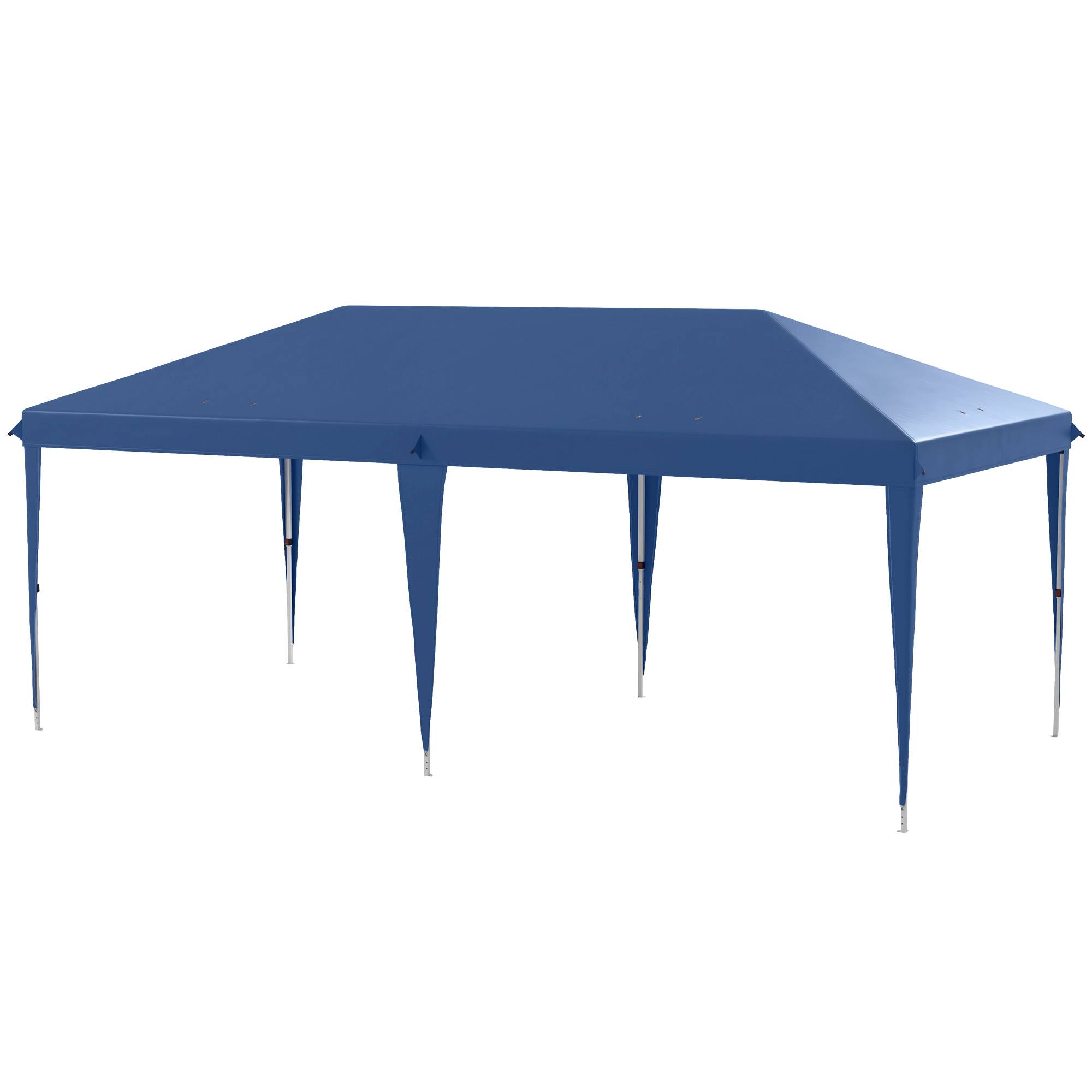 ComfortXL - Tonnelle pliante acier et toile Oxford événements anti-UV 585 x 295 cm bleue - ComfortXL Outdoor Living - Image 2