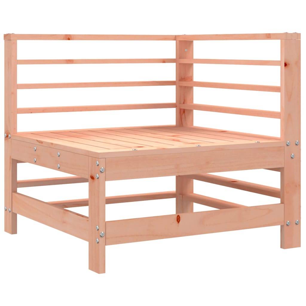 Canapé d'angle en bois de douglas massif haute qualité avec coussins gris pour un salon de jardin robuste et élégant – ComfortXL Outdoor Living - Image 6