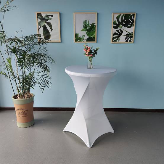 Terre Jardin - Housse extensible pour mange debout Ø81 cm blanc - TERRE JARDIN - Image 2