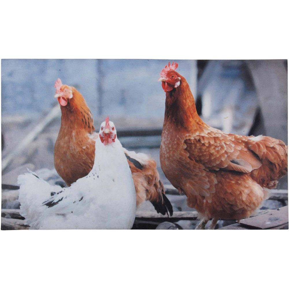 Esschert Design - Tapis fermier Poules 76 x 46 cm - Esschert Design - Image 3