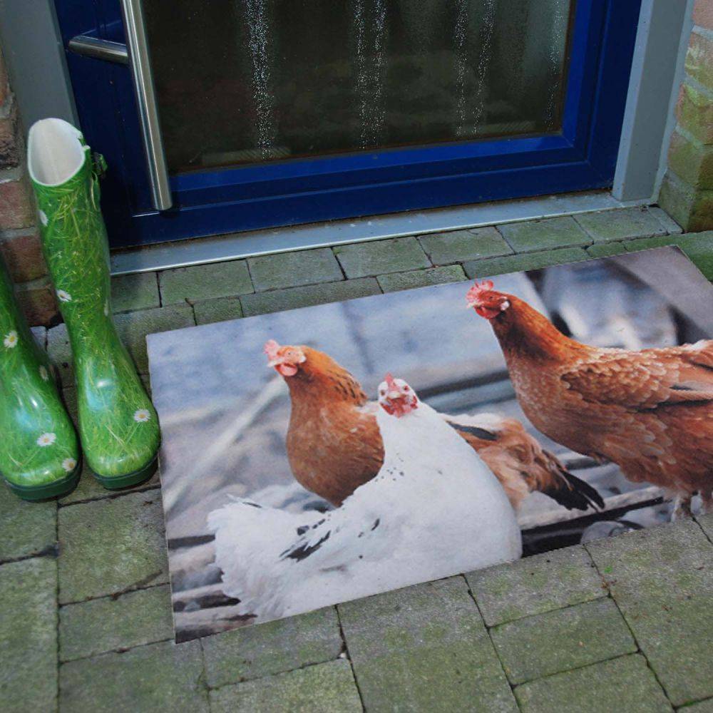 Esschert Design - Tapis fermier Poules 76 x 46 cm - Esschert Design - Image 4