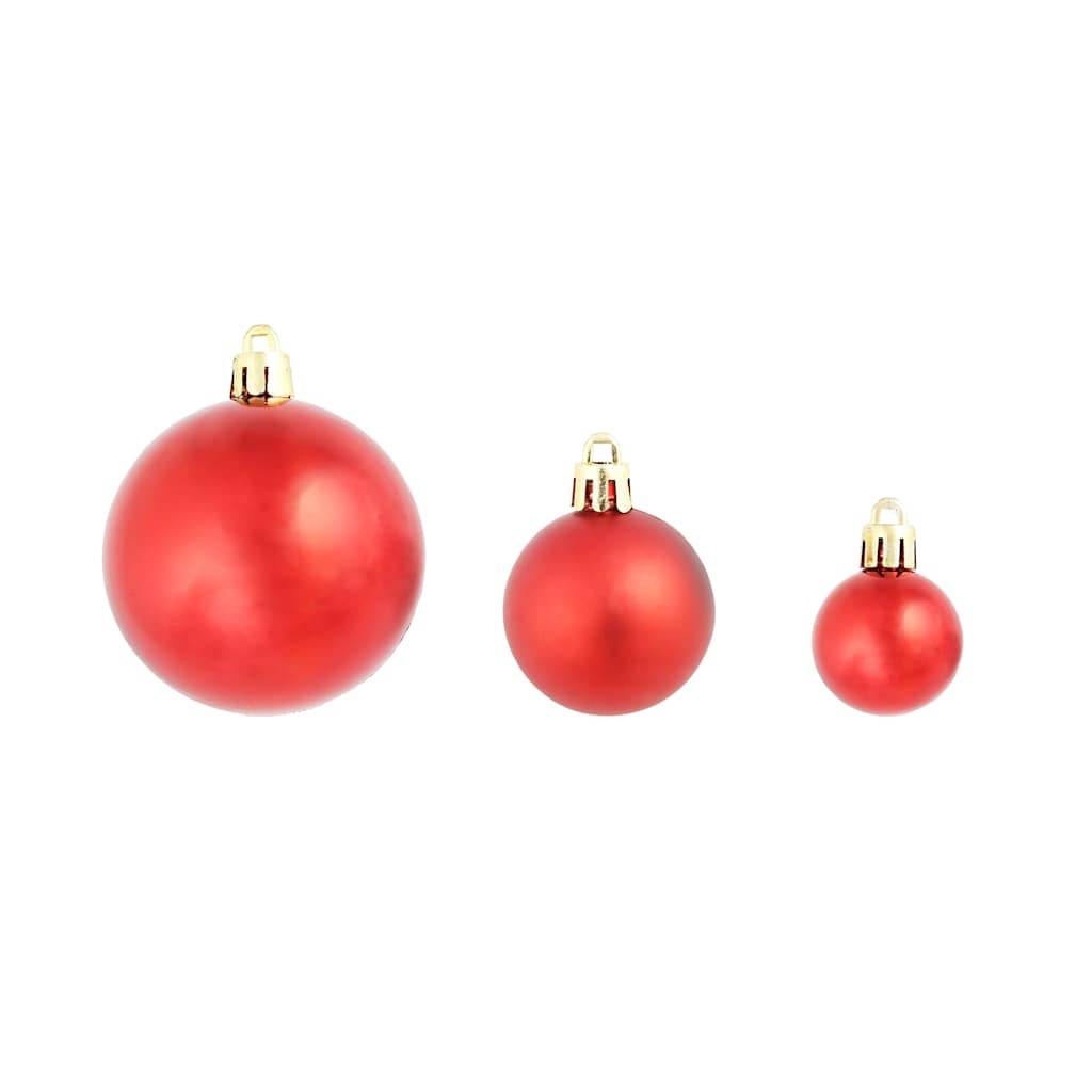 Vidaxl - Boules de Noël 100 pcs Rouge/Doré/Vert vidaXL 245718 - Image 3