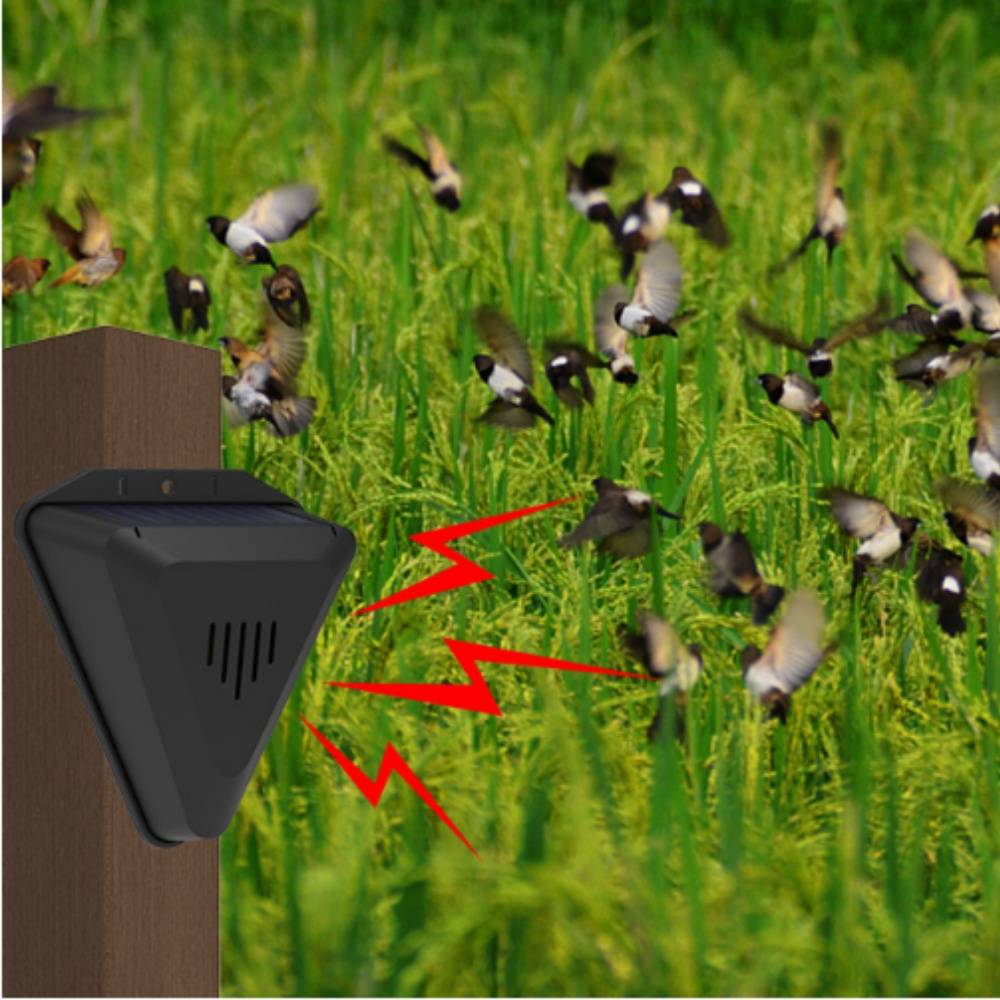 Pulseur d'oiseaux solaire avec alarme sonore et lumineuse MCBOSON - Image 4