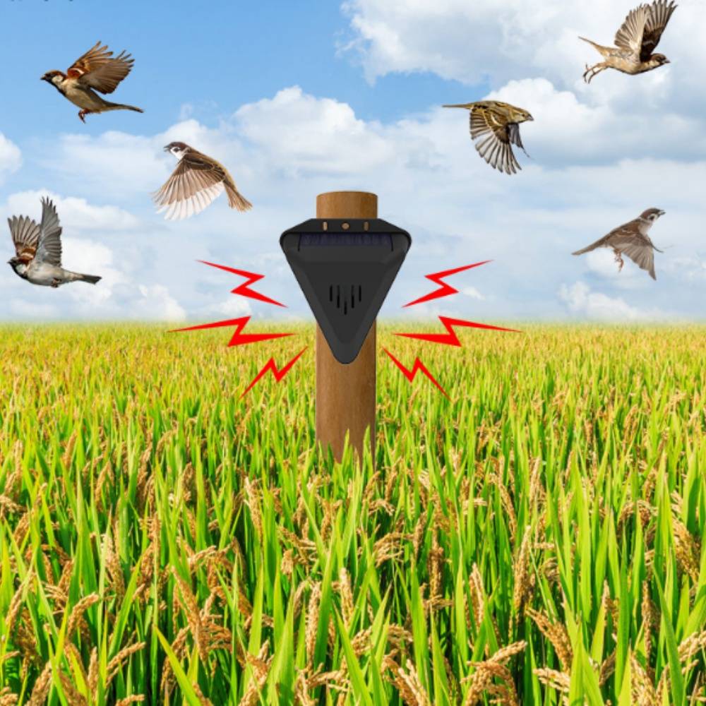 Pulseur d'oiseaux solaire avec alarme sonore et lumineuse MCBOSON - Image 8