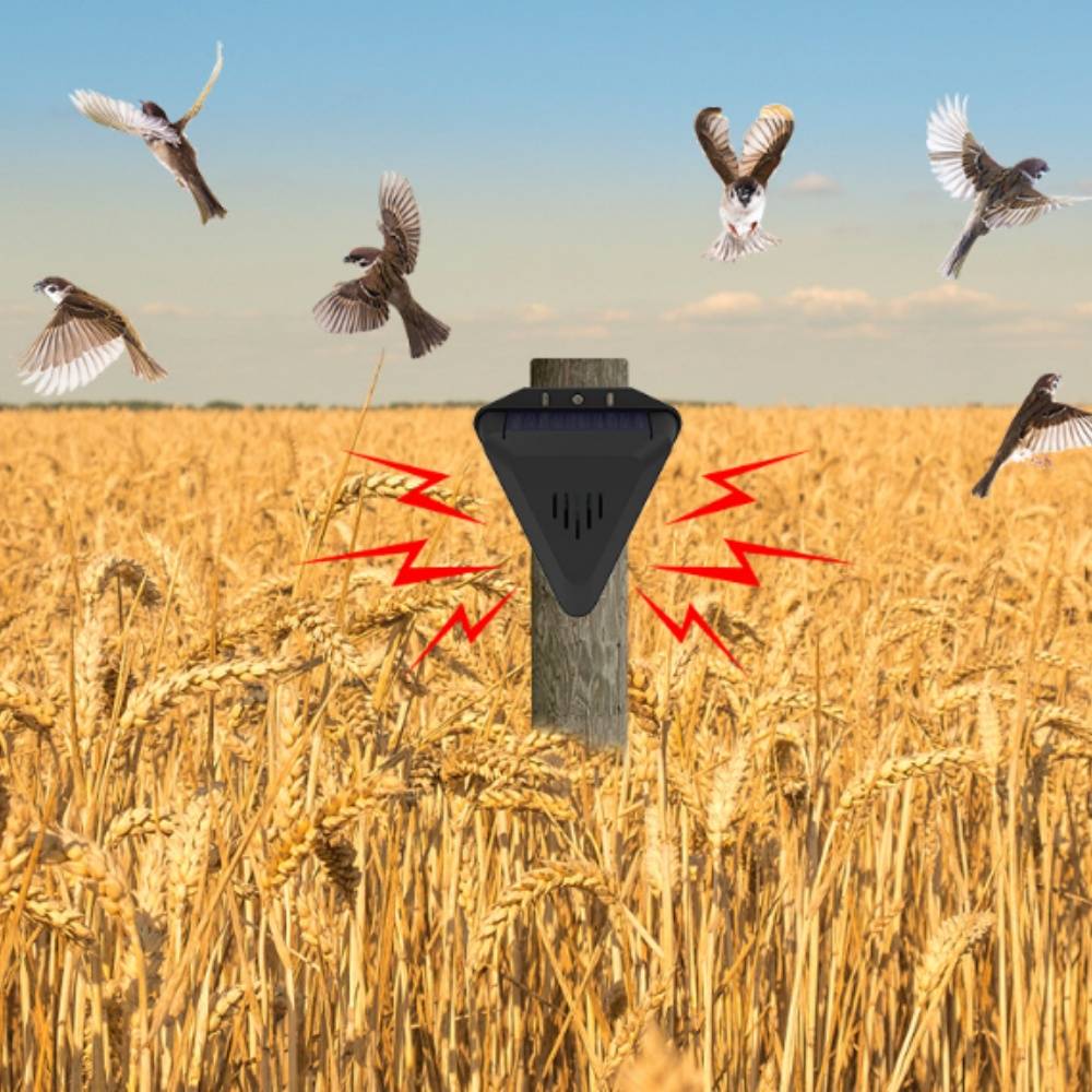 Pulseur d'oiseaux solaire avec alarme sonore et lumineuse MCBOSON - Image 6