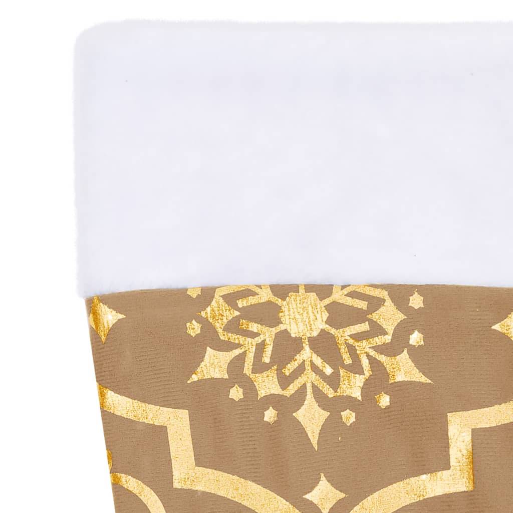 Jupe de sapin de Noël - Robe de sapin - Tapis de sapin de luxe avec chaussette Jaune 150cm Tissu - Image 7