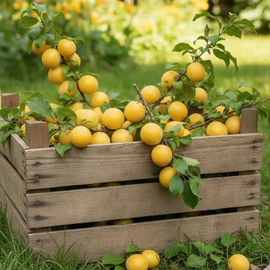 Prunier nain Reinegold® - Bon rendement - Pot de 7,5L - 40/60 cm - De 3,00 m à 5,00 m - Image 3