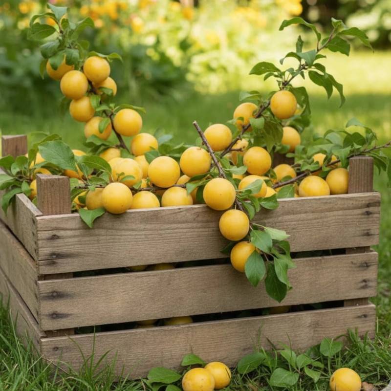 Prunier nain Reinegold® - Bon rendement - Pot de 7,5L - 40/60 cm - De 3,00 m à 5,00 m - Image 3